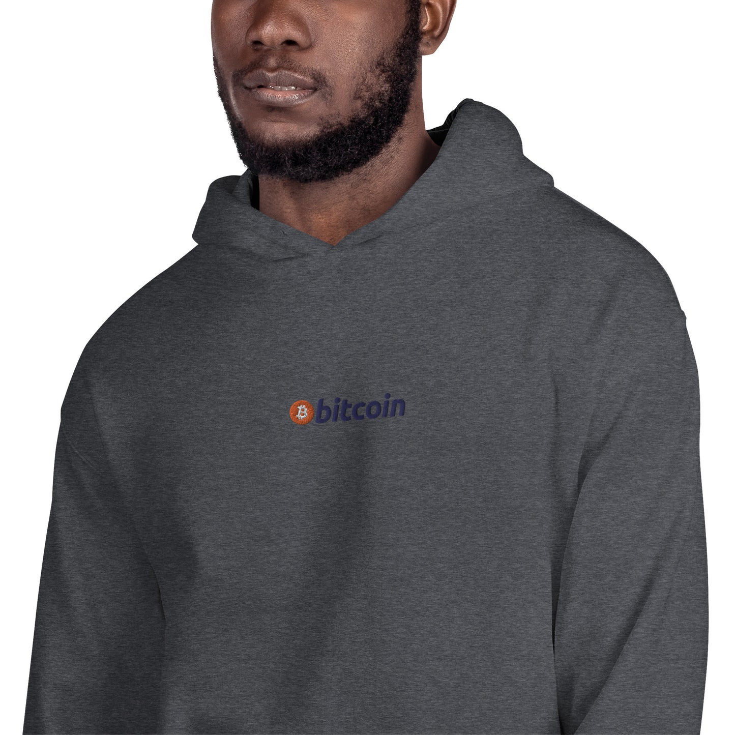 Embroidered Hoodie Bitcoin Logo BTC1