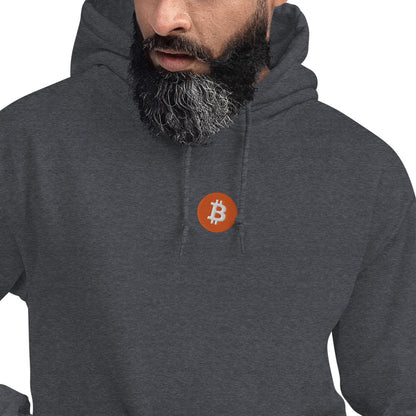 Embroidered Hoodie Bitcoin Logo BTC2