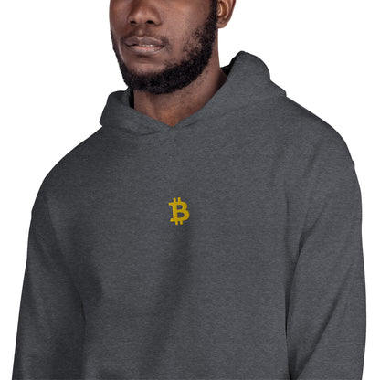 Embroidered Hoodie Bitcoin Logo BTC3