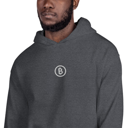 Embroidered Hoodie Bitcoin Logo BTC4