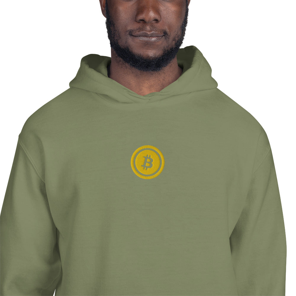 Embroidered Hoodie Bitcoin Logo BTC5