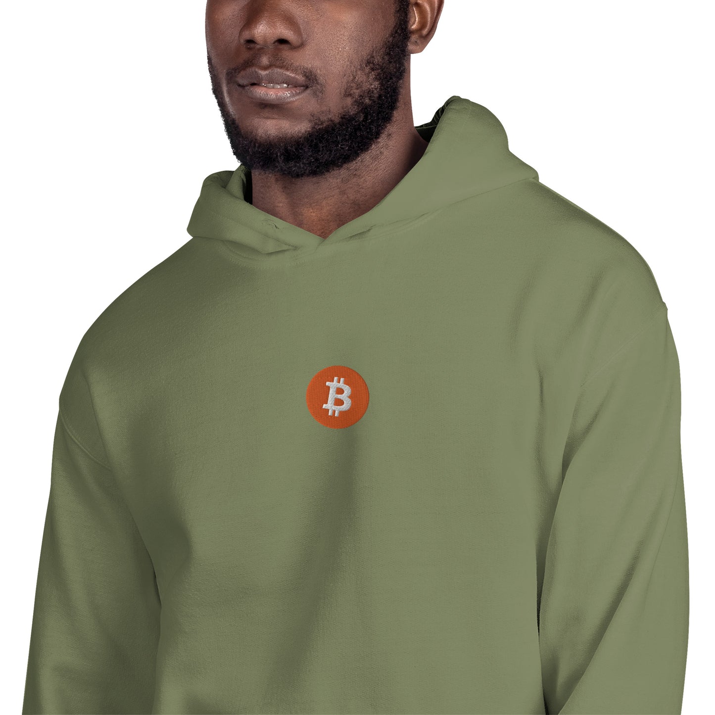 Embroidered Hoodie Bitcoin Logo BTC2