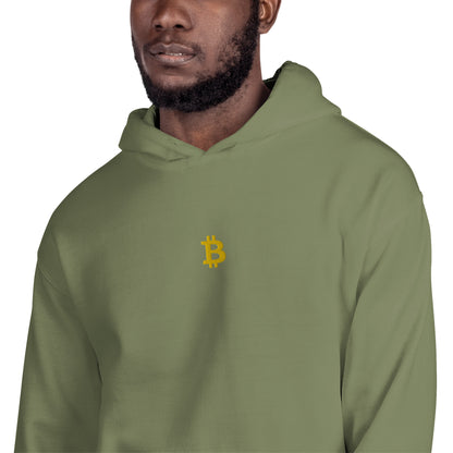 Embroidered Hoodie Bitcoin Logo BTC3