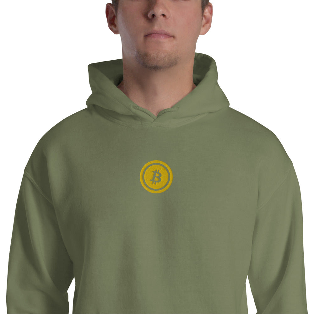 Embroidered Hoodie Bitcoin Logo BTC5