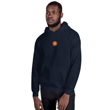 Embroidered Hoodie Bitcoin Logo BTC2