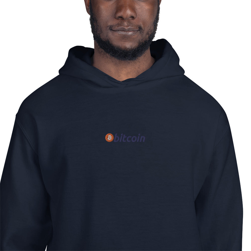 Embroidered Hoodie Bitcoin Logo BTC1