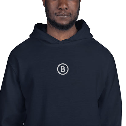 Embroidered Hoodie Bitcoin Logo BTC4