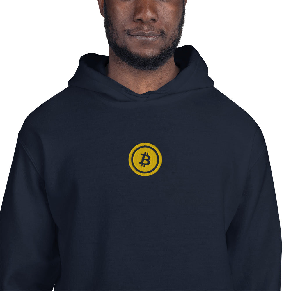 Embroidered Hoodie Bitcoin Logo BTC5