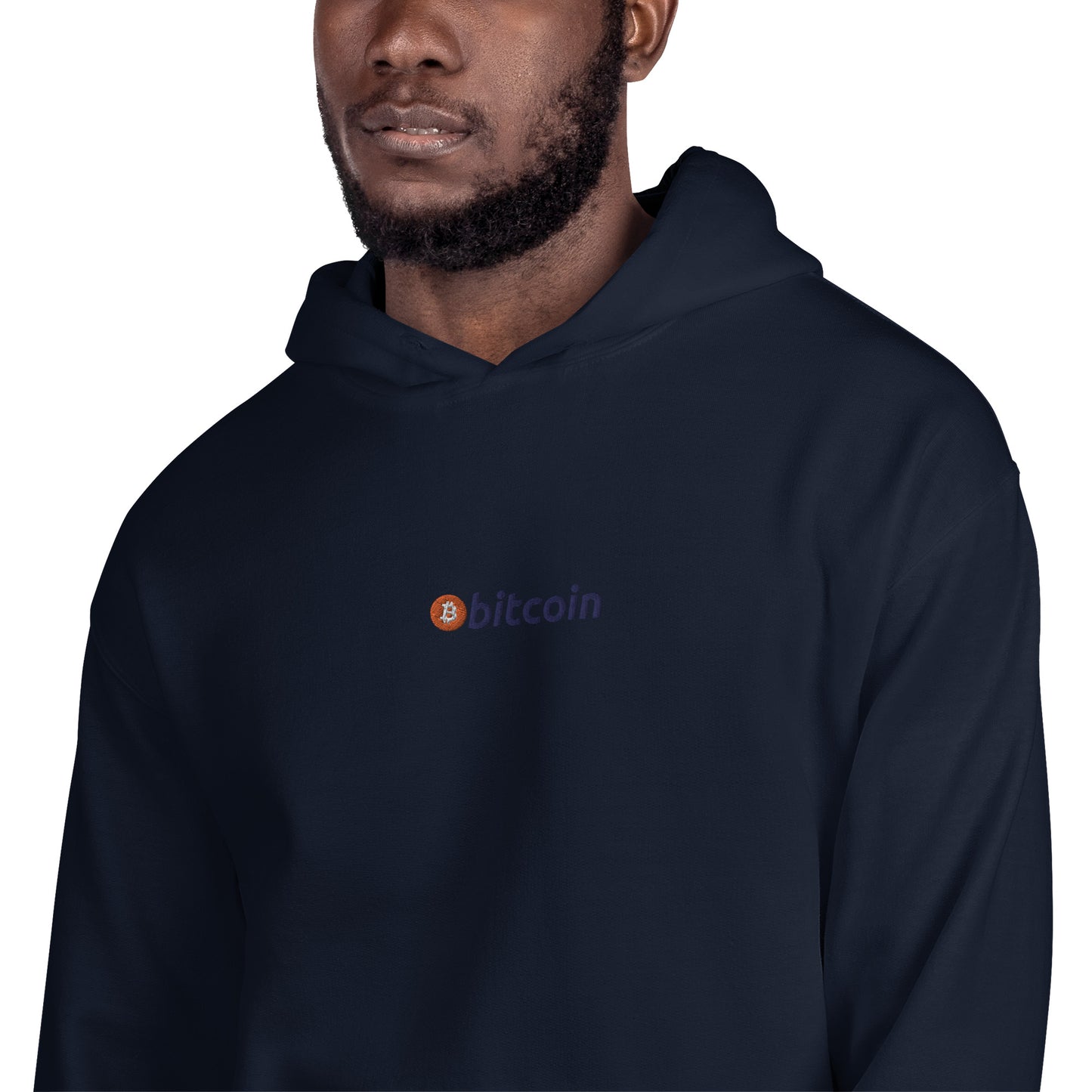 Embroidered Hoodie Bitcoin Logo BTC1