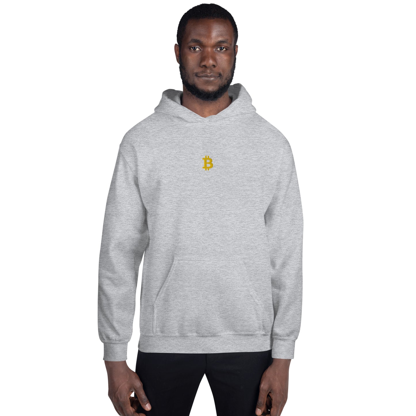 Embroidered Hoodie Bitcoin Logo BTC3