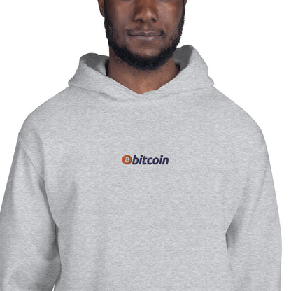 Embroidered Hoodie Bitcoin Logo BTC1