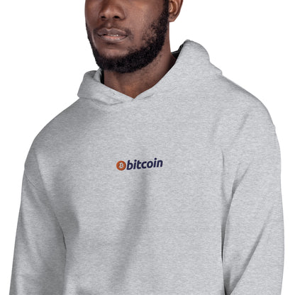 Embroidered Hoodie Bitcoin Logo BTC1