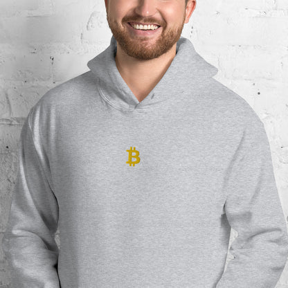 Embroidered Hoodie Bitcoin Logo BTC3