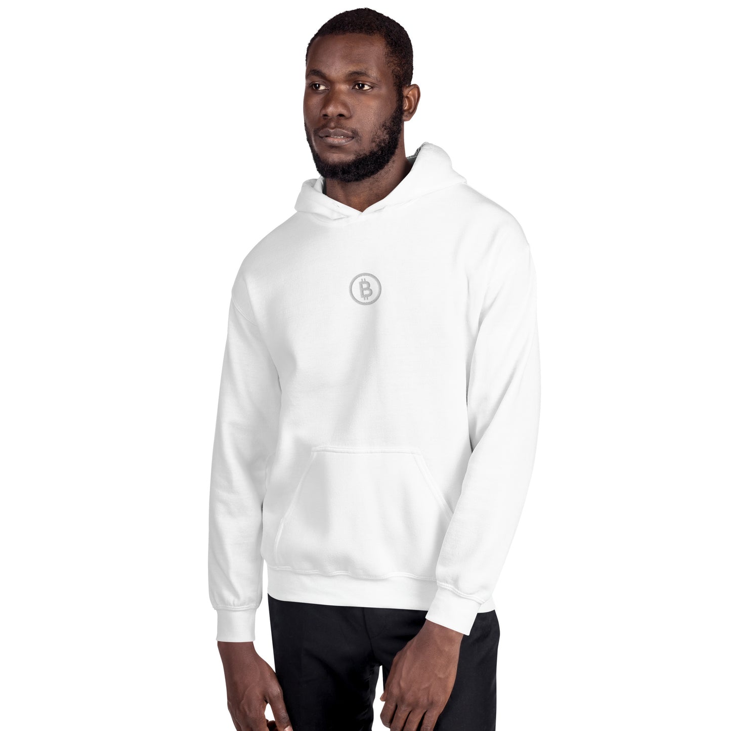 Embroidered Hoodie Bitcoin Logo BTC4