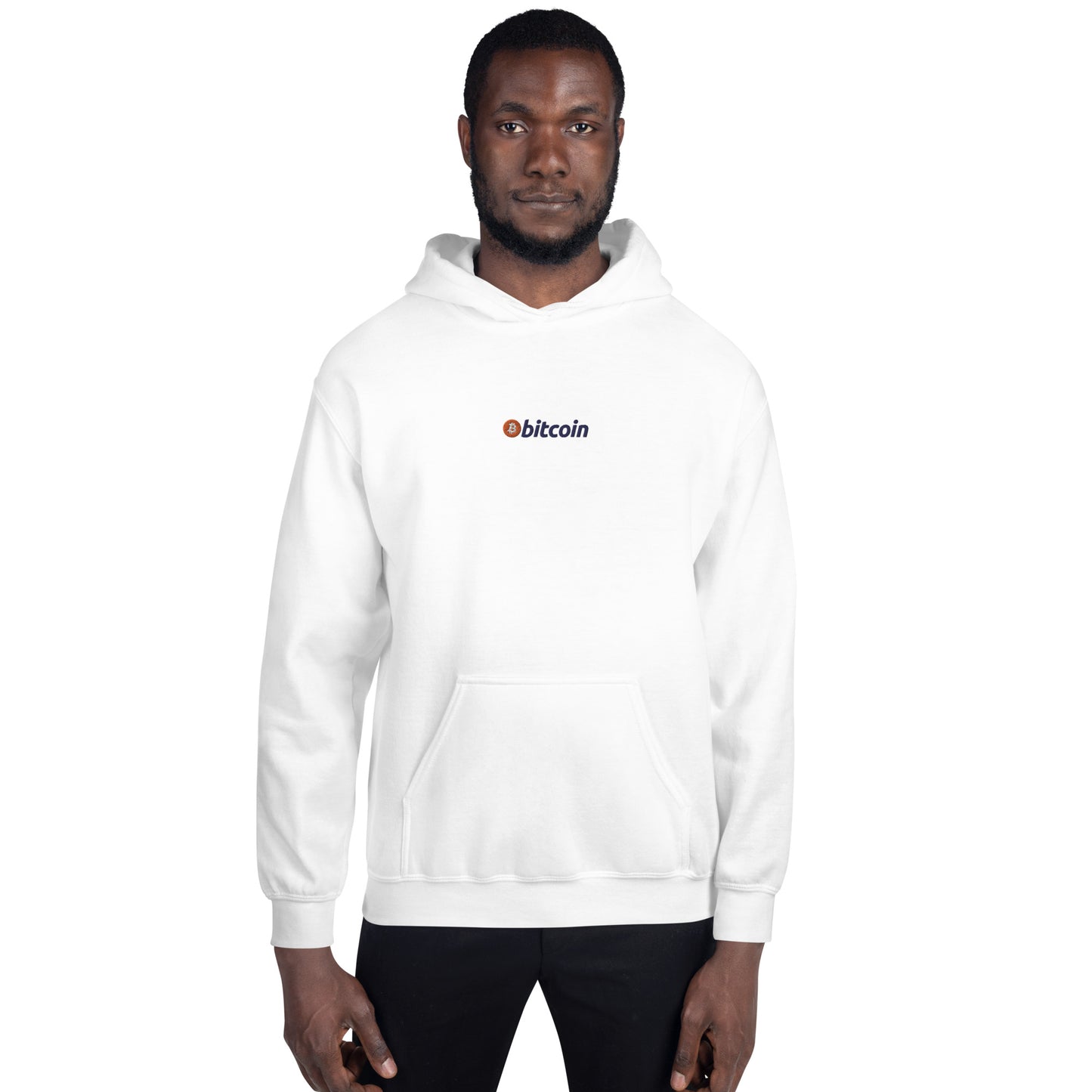 Embroidered Hoodie Bitcoin Logo BTC1