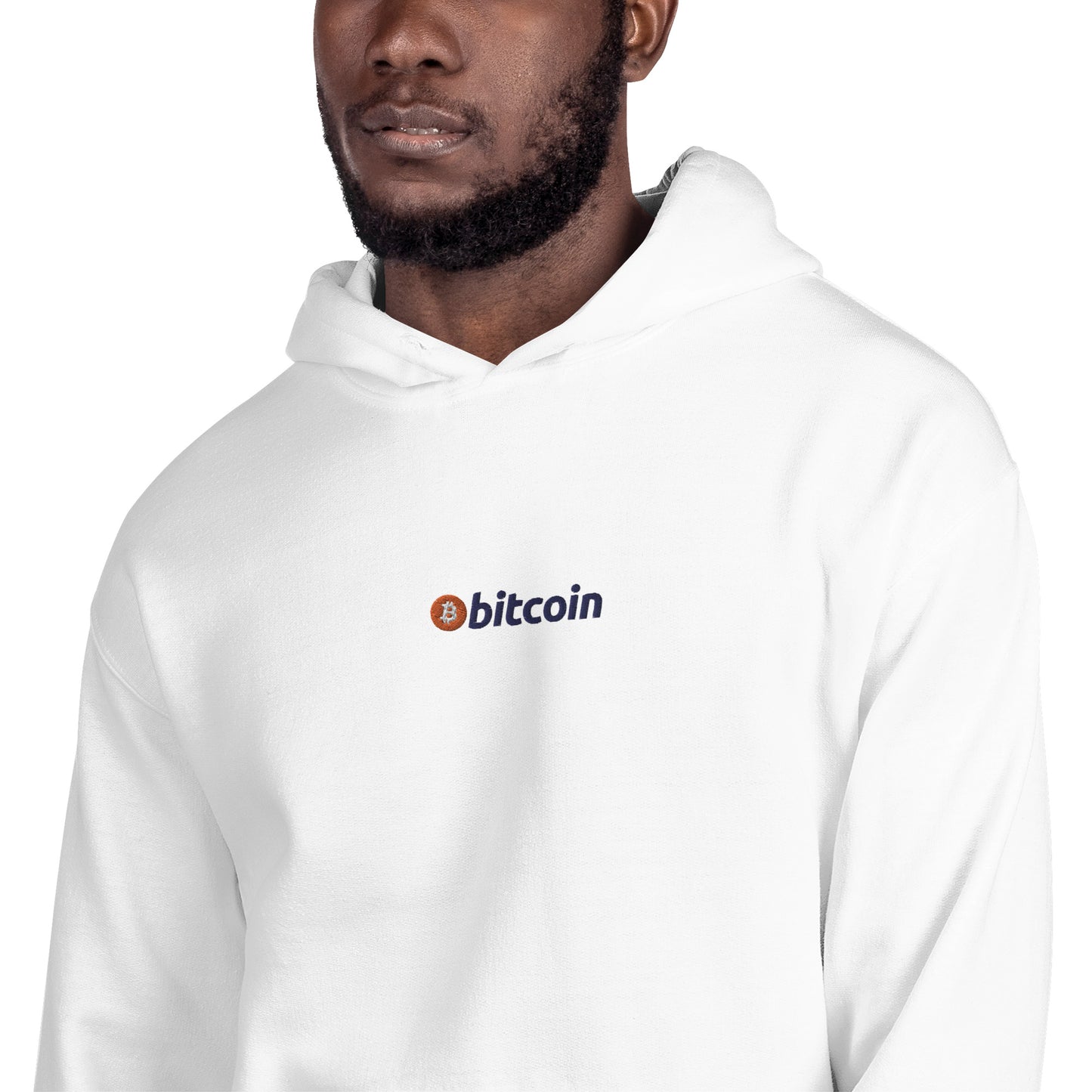 Embroidered Hoodie Bitcoin Logo BTC1