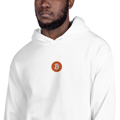 Embroidered Hoodie Bitcoin Logo BTC2